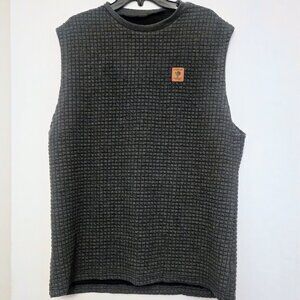 Men's Coofandy Vogue hipster gray waffle tank‎ XXL